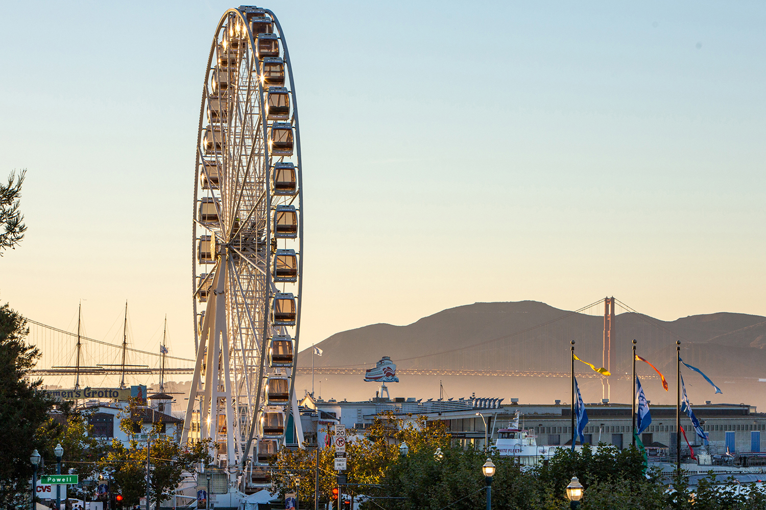 SkyStar Wheel Fisherman's Wharf | ベイエリアを一望する巨大観覧車 – plusroadtrip